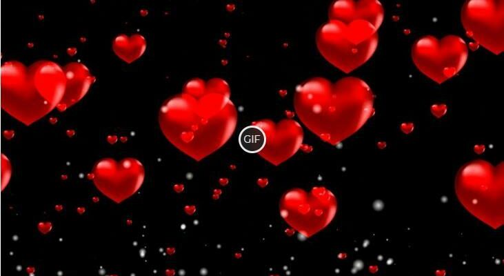 Гифки сердечки