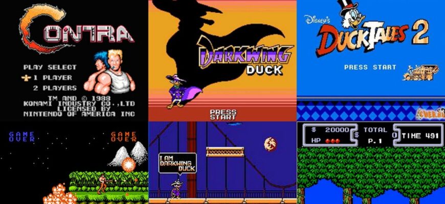 Гифки из старых игр на Денди (40 gif картинок)