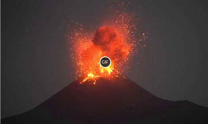Гифки с вулканами