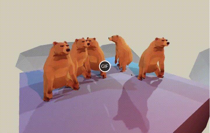 Гифки танцующие медведи
