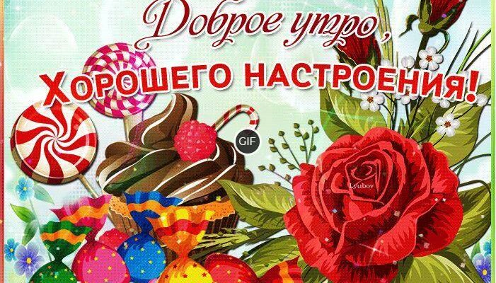 Анимационные открытки с добрым утром