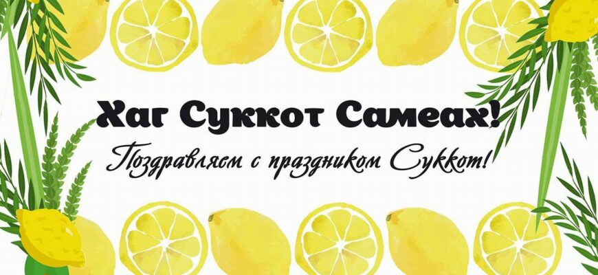 Гифки Суккот (Праздник кущей) 9 Октября 2023 (30 gif картинок)