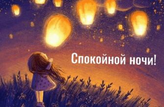 Гифки спокойной ночи и сладких снов