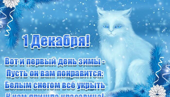 Открытки первый день зимы с пожеланиями