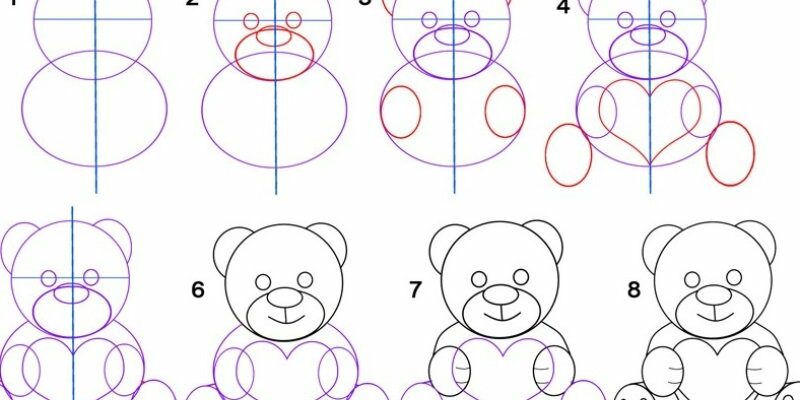 Рисунки лёгкие для начинающих карандашом (50 фото)