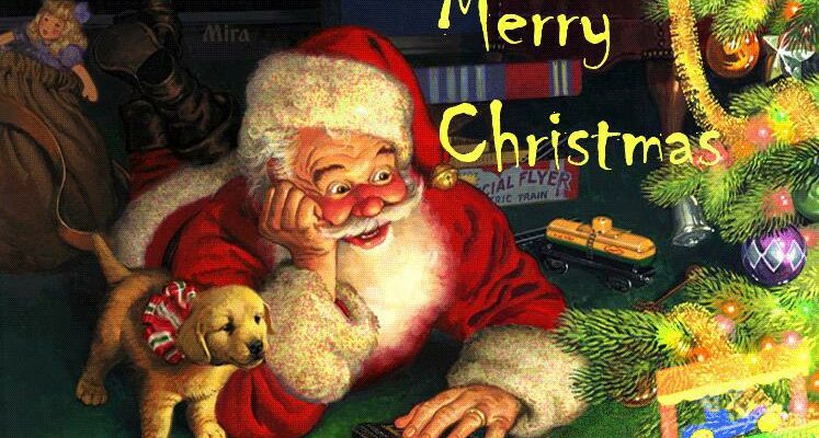 Гифки Merry Christmas (Счастливого Рождества 25 Декабря) 2022