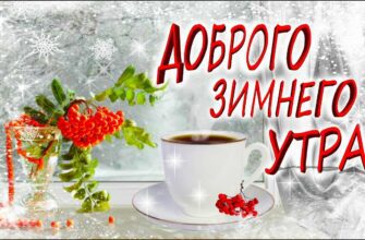 Пожелания доброго зимнего утра (40 картинок и стихов в прозе)