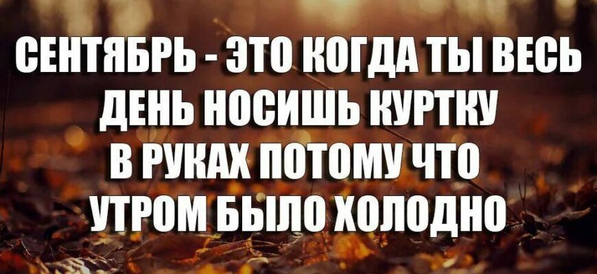 Смешные картинки про Сентябрь (40 фото)