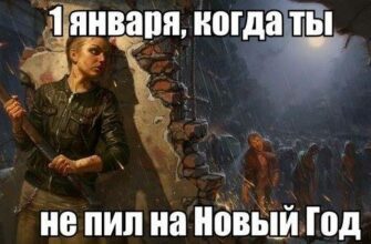 Смешные картинки про 1 января и посленовогоднее состояние (60 фото)