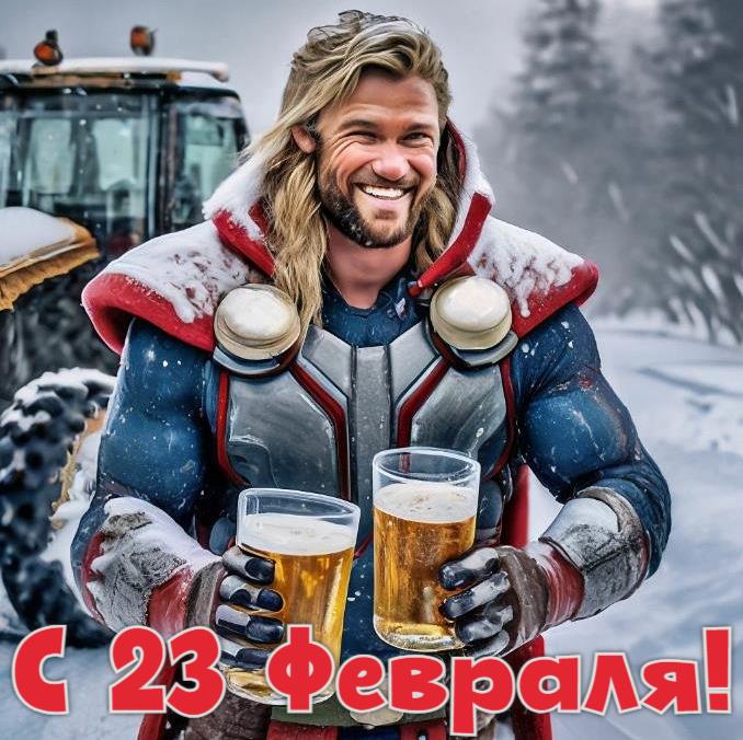 Смешная картинка с 23 февраля мужчинам нейросетью, ну что по пику?! Смешная картинка с 23 февраля мужчинам нейросетью, ну что по пику?!