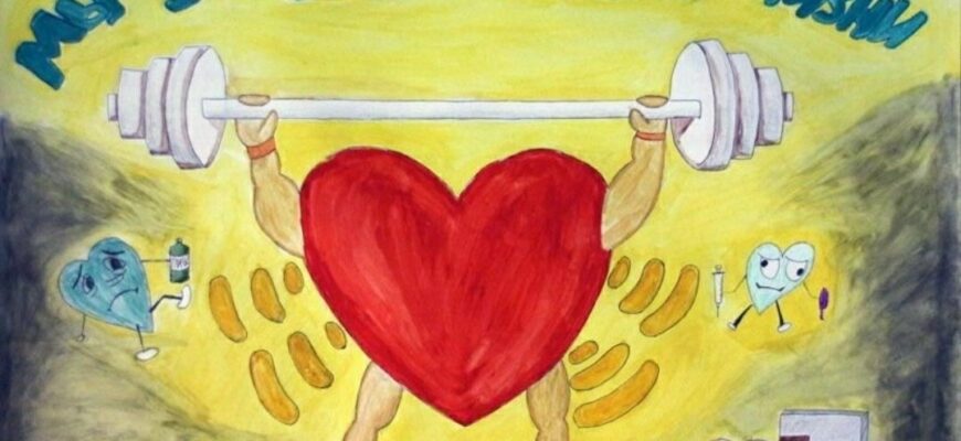 Детские рисунки на тему здоровый образ жизни (30 картинок ЗОЖ)