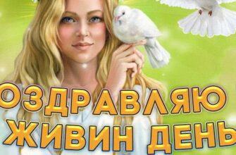Гифки с поздравлениями на Живин день (10 gif картинок)