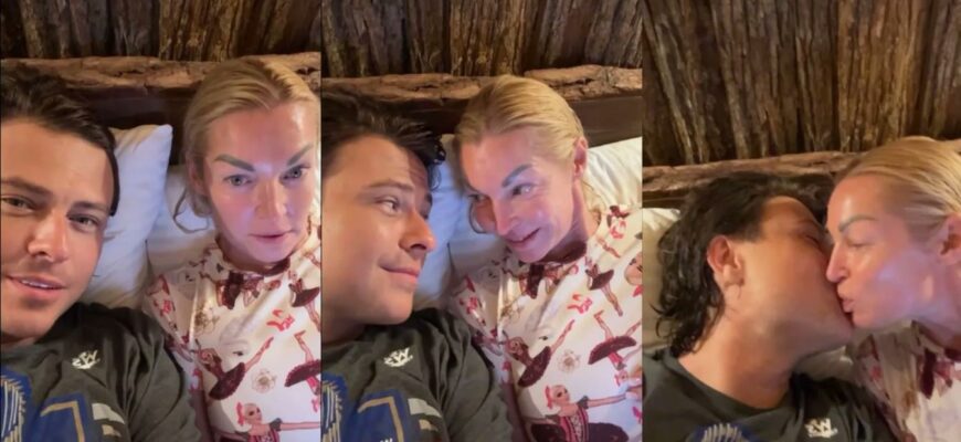 Прохор Шаляпин и Анастасия Волочкова (30 слитых фото "звёзд" в бане)