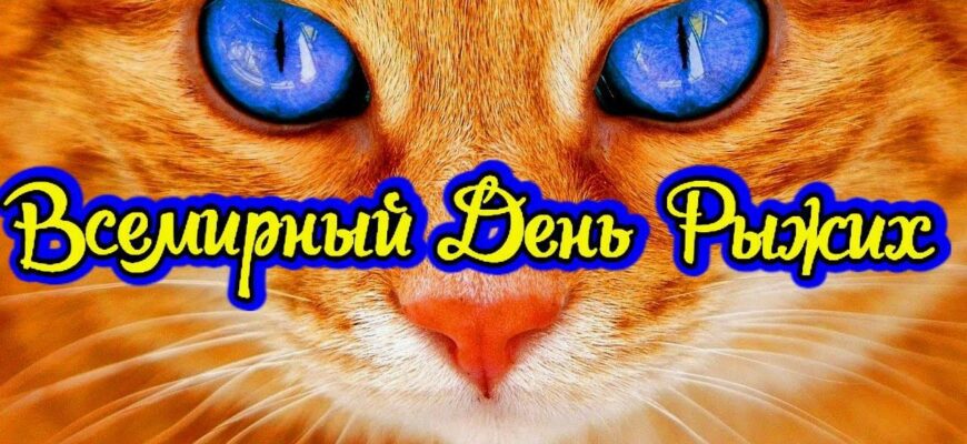 Картинки с поздравлениями с днём Рыжих (25 фото и гиф)