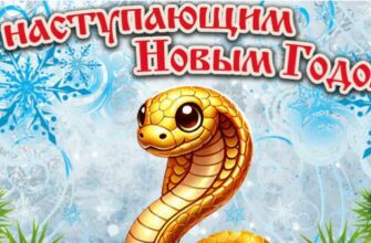 Гифки с наступающим Новым Годом Змеи 2025 (30 Анимаций)