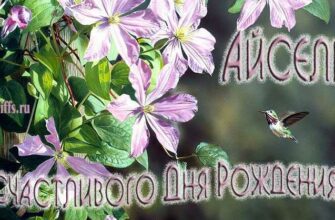 Открытки с днём рождения Айсель (Картинки, аудио поздравления, гифки)