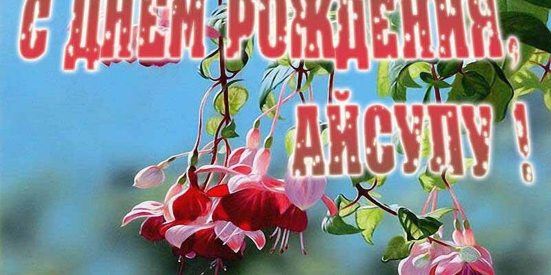 Открытки с днём рождения Айсулу (Картинки, аудио поздравления, гифки)