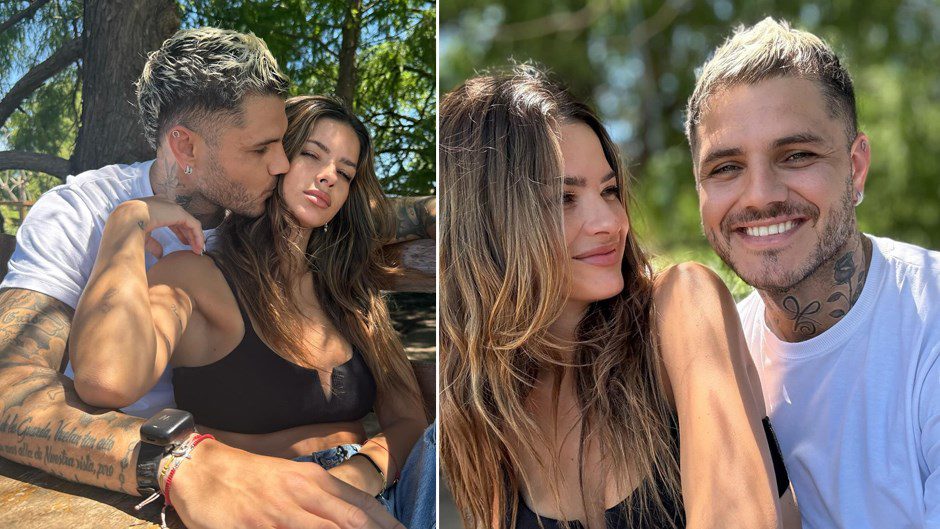 Страстные объятия Чины Суарес с Мауро Икарди. Страстные объятия Чины Суарес с Мауро Икарди.