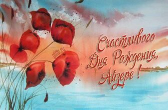 Открытки с днём рождения Айзере (Картинки, аудио поздравления, гифки)