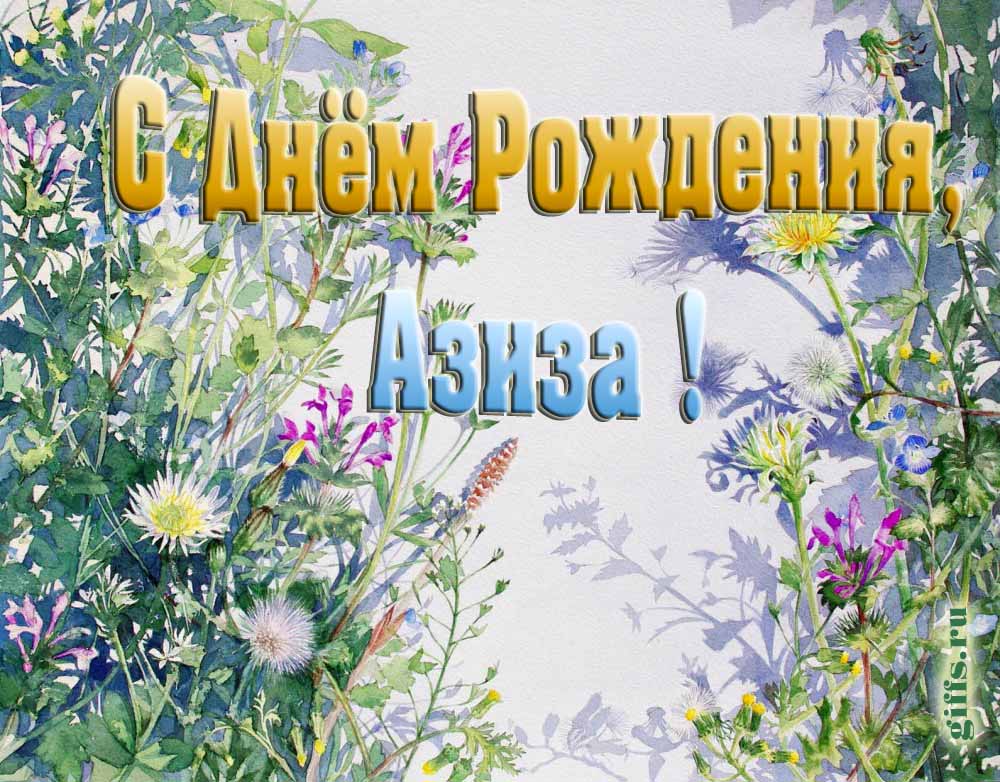 На сайте giffs.ru самые красивые открытки с цветами ко дню рождения Азизы можно скачать бесплатно. На сайте giffs.ru самые красивые открытки с цветами ко дню рождения Азизы можно скачать бесплатно.