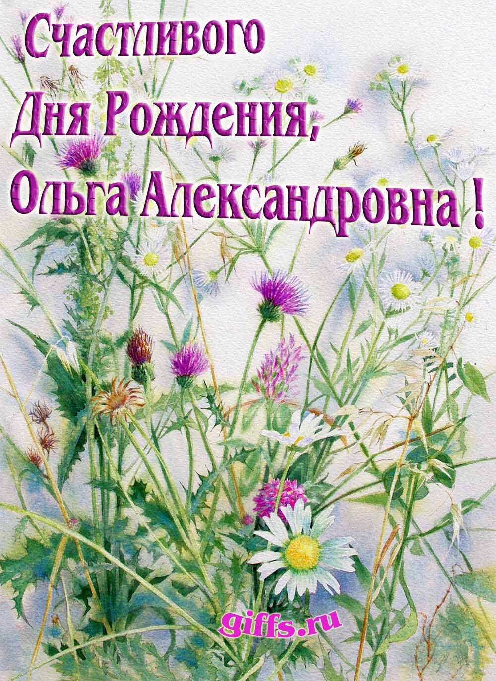 Авторские открытки от сайта giffs.ru с личным поздравлением для Ольги Александровны на ДР. Авторские открытки от сайта giffs.ru с личным поздравлением для Ольги Александровны на ДР.