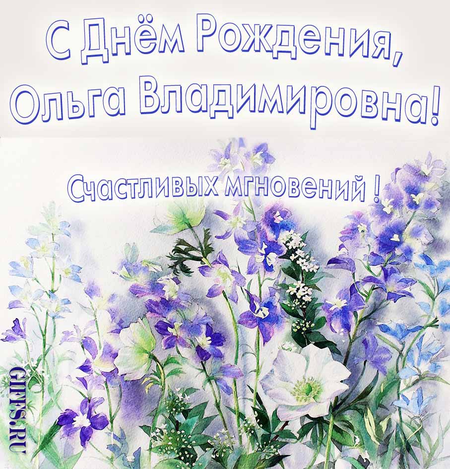 Букет луговых цветов и пожелание счастливых мгновений Ольге Владимировне в день её рожденья. Букет луговых цветов и пожелание счастливых мгновений Ольге Владимировне в день её рожденья.