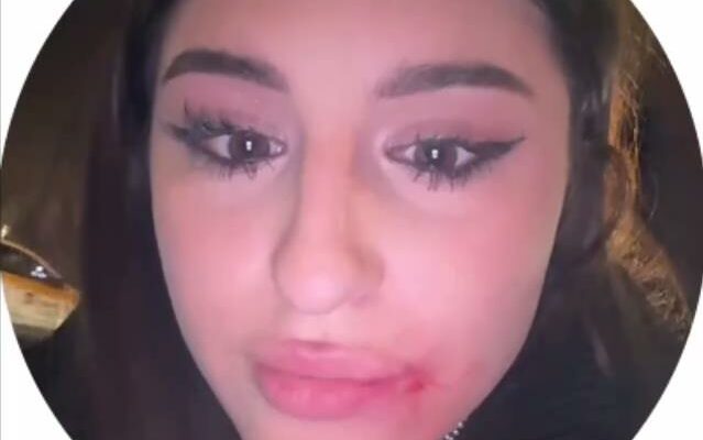 Блогерша "Госпожа Эвелин" выложила в сеть видео кружок, сразу после ДТП