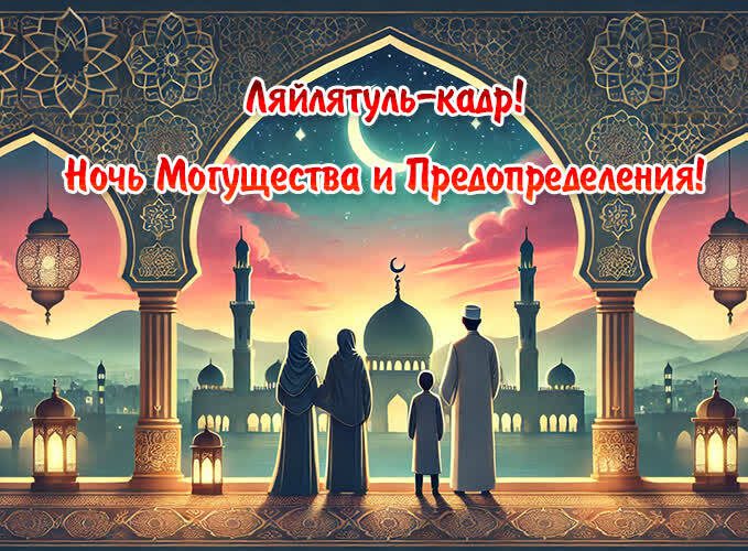 Волшебная картинка Ляйлятуль-кадр! Ночь могущества и предопределения! Волшебная картинка Ляйлятуль-кадр! Ночь могущества и предопределения!